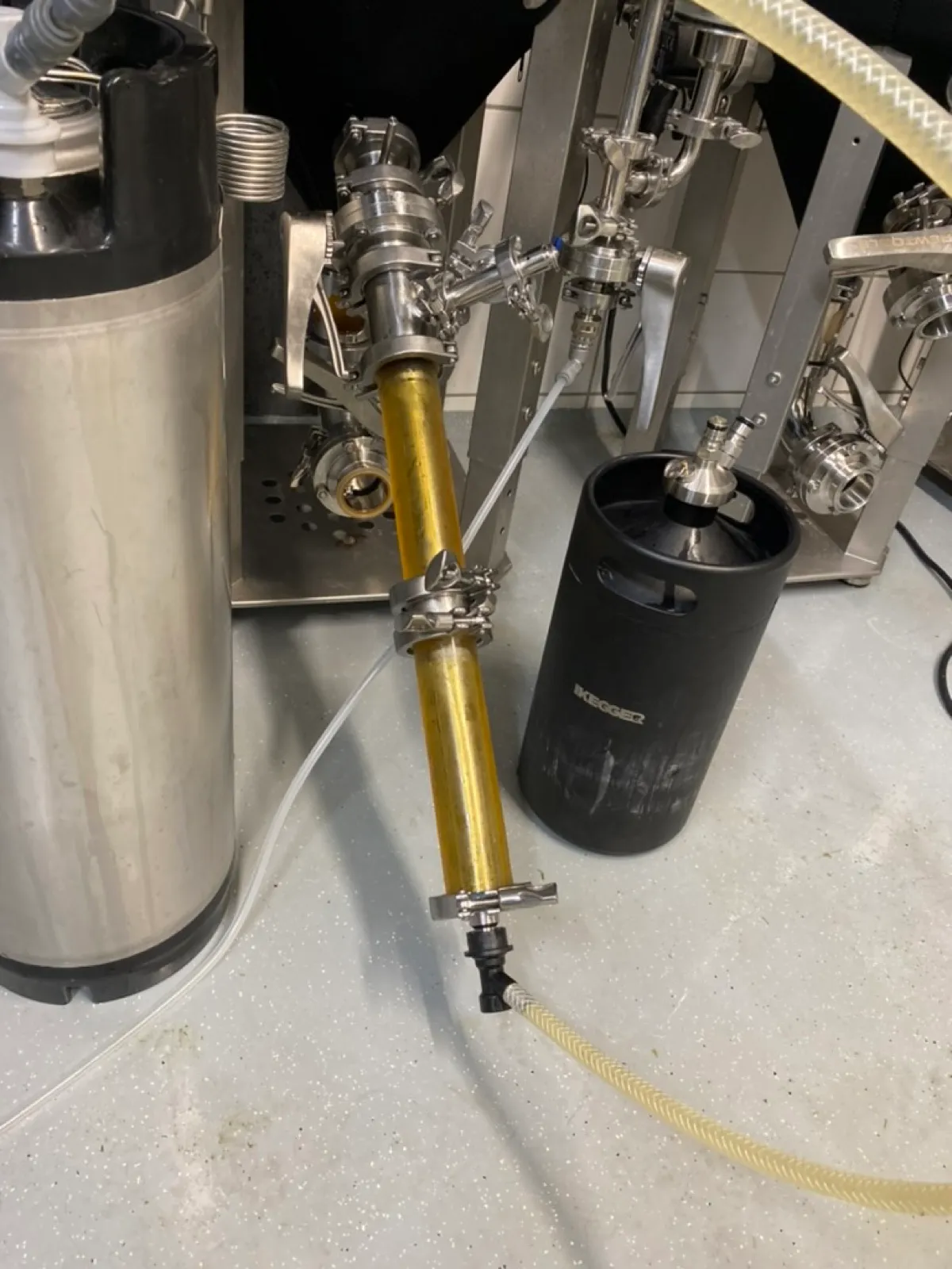 Brewtools multi-stage filter setup