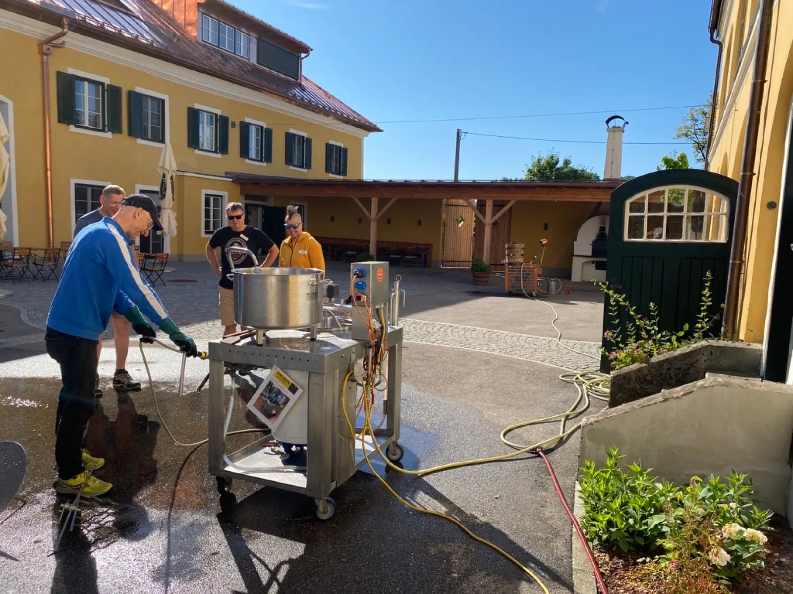 Brewing session with Brewmasters