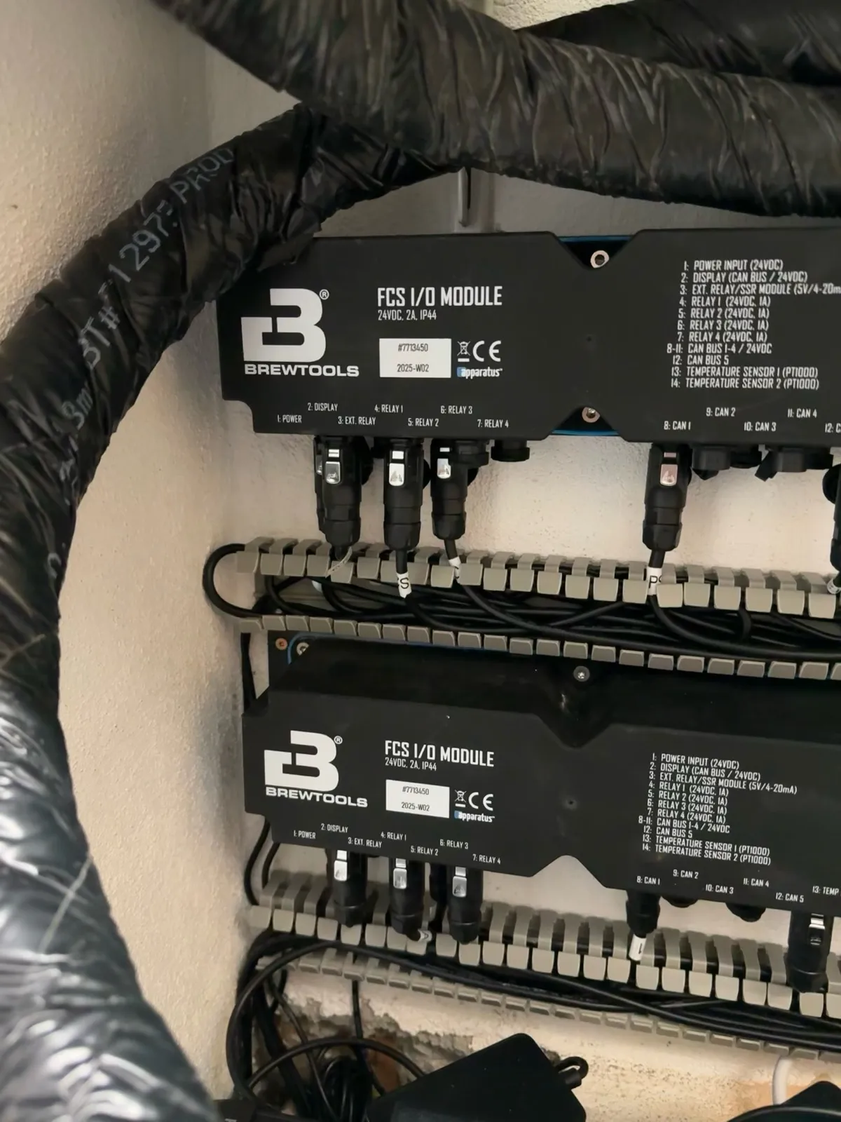 FCS I/O modules installed