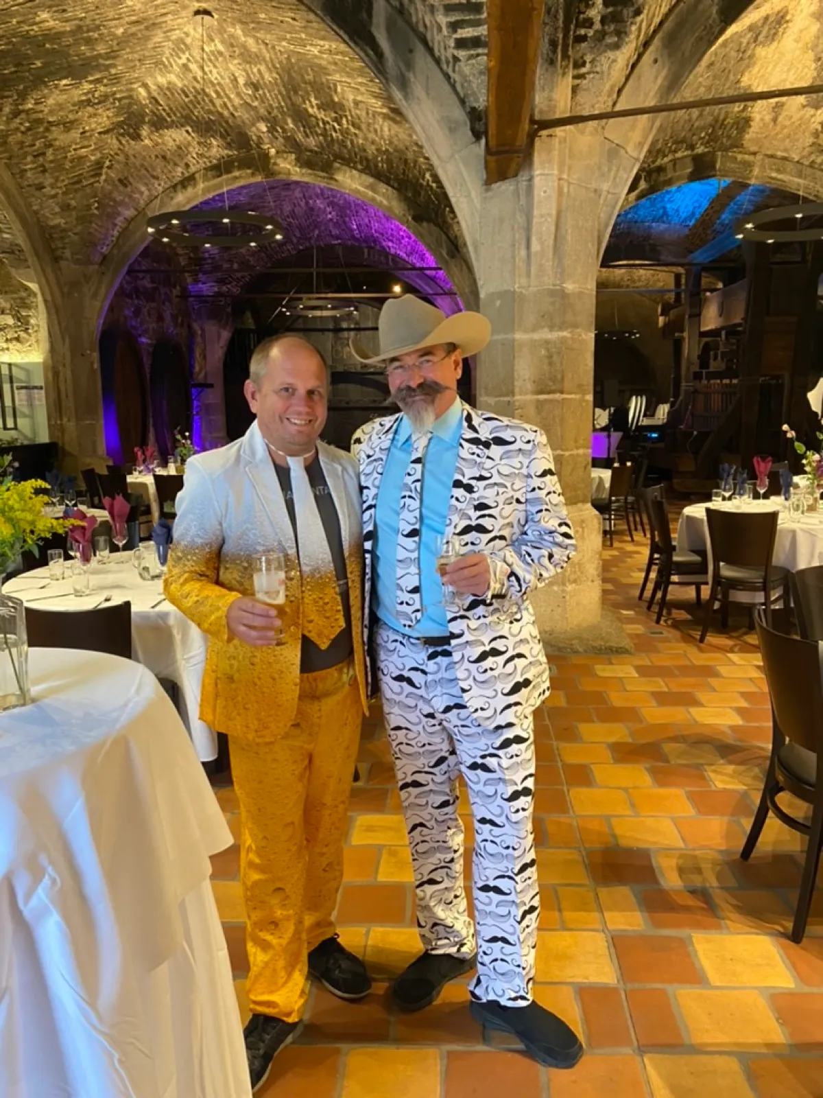 THE beer suit at a party