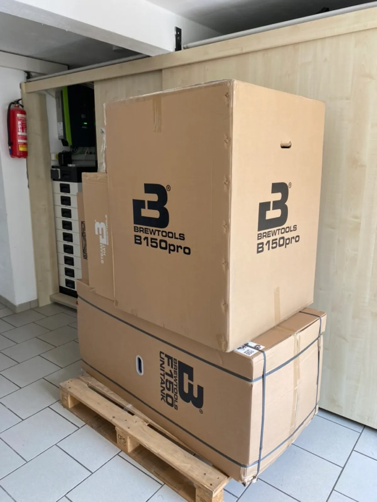 Brewtools B150pro delivery
