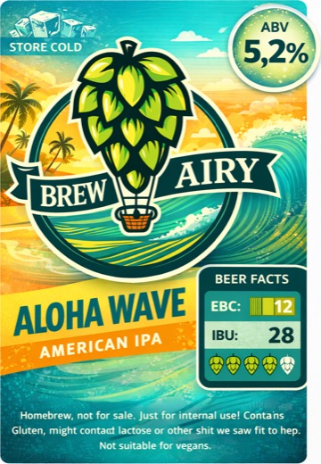 Aloha Wave label