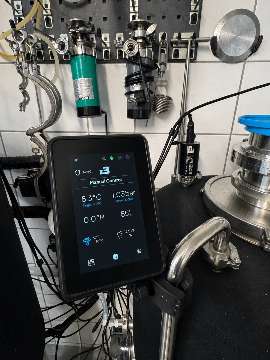 Our Brewtools fermentation control system