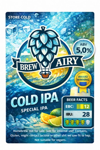 Cold Snap label
